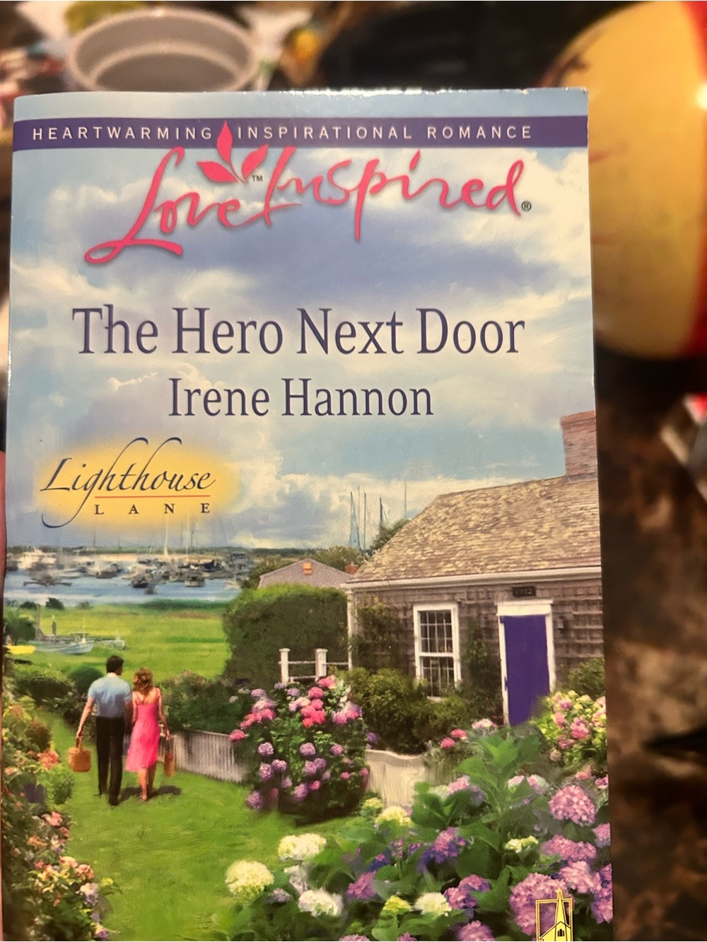 The Hero Next Door by Irene Hannon - Blue Cover